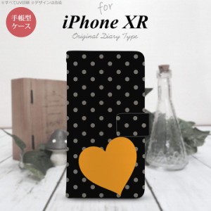 iPhone XR 手帳型 スマホ ケース カバー アイフォン トランプ(ハート・水玉) nk-004s-ipxr-dr550