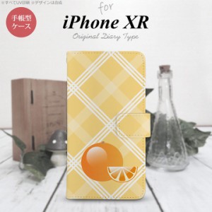 iPhone XR 手帳型 スマホ ケース カバー アイフォン オレンジ nk-004s-ipxr-dr652