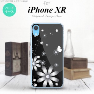 iPhoneXR iPhone XR スマホケース ハードケース 花柄 ガーベラ 黒 メンズ レディース nk-ipxr-065