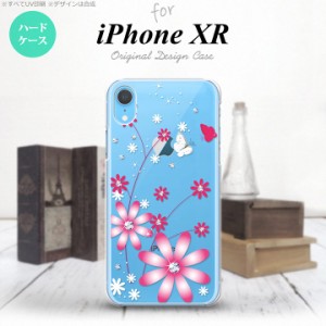 iPhoneXR iPhone XR スマホケース ハードケース 花柄 ガーベラ 透明 ピンク メンズ レディース nk-ipxr-073