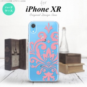 iPhoneXR iPhone XR スマホケース ハードケース ダマスク D ピンク メンズ レディース nk-ipxr-1033
