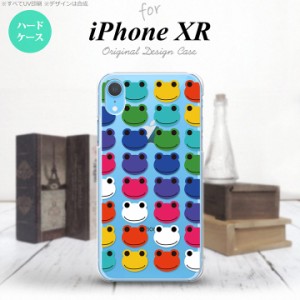 iPhoneXR iPhone XR スマホケース ハードケース カエル かえる B 透明 メンズ レディース nk-ipxr-166