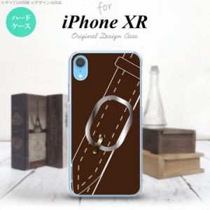 iPhoneXR iPhone XR スマホケース ハードケース ベルト 茶 メンズ レディース nk-ipxr-327