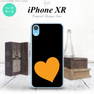 iPhoneXR iPhone XR スマホケース ハードケース トランプ ハート 黒 オレンジ メンズ レディース nk-ipxr-546