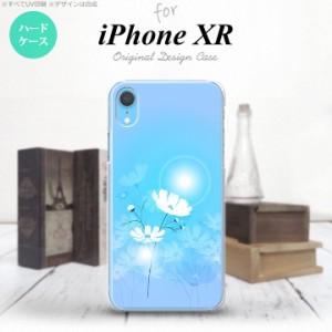 iPhoneXR iPhone XR スマホケース ハードケース コスモス 水色 メンズ レディース nk-ipxr-607