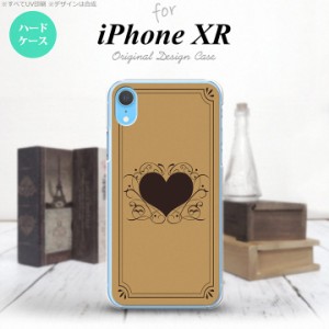 iPhoneXR iPhone XR スマホケース ハードケース ハート 飾り ベージュ メンズ レディース nk-ipxr-613