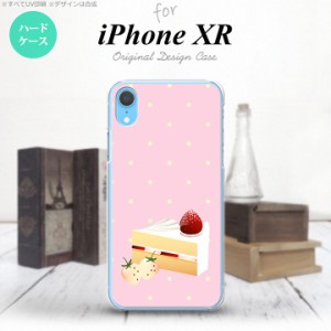 iPhoneXR iPhone XR スマホケース ハードケース スイーツ ショートケーキ ピンク メンズ レディース nk-ipxr-661