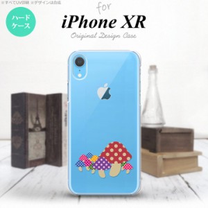 iPhoneXR iPhone XR スマホケース ハードケース きのこ クリア メンズ レディース nk-ipxr-741