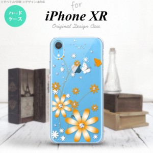 iPhoneXR iPhone XR スマホケース ハードケース 花柄 ガーベラ オレンジ メンズ レディース nk-ipxr-801