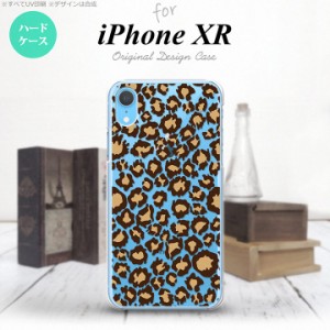 iPhoneXR iPhone XR スマホケース ハードケース 豹柄 B 茶 クリア メンズ レディース nk-ipxr-897