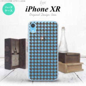 iPhoneXR iPhone XR スマホケース ハードケース 千鳥 格子 小 茶 クリア メンズ レディース nk-ipxr-912