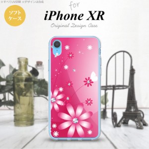 iPhoneXR iPhone XR スマホケース ソフトケース 花柄 ガーベラ ピンク メンズ レディース nk-ipxr-tp066