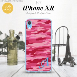 iPhoneXR iPhone XR スマホケース ソフトケース タイガー 迷彩 C ピンク +アルファベット メンズ レディース nk-ipxr-tp1164i