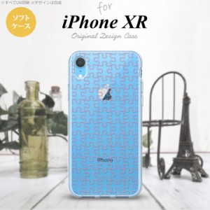 iPhoneXR iPhone XR スマホケース ソフトケース パズル 透明 ピンク メンズ レディース nk-ipxr-tp1217