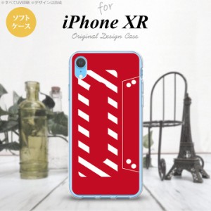 iPhoneXR iPhone XR スマホケース ソフトケース カセットテープ 赤 メンズ レディース nk-ipxr-tp188