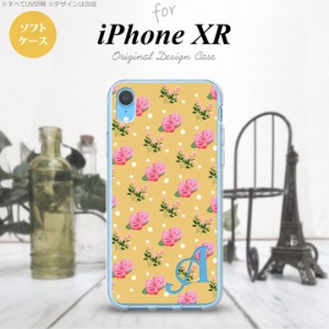 iPhoneXR iPhone XR スマホケース ソフトケース 花柄 バラ ドット オレンジ +アルファベット メンズ レディース nk-ipxr-tp243i