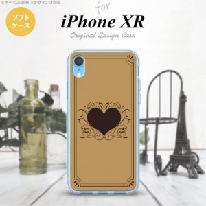 iPhoneXR iPhone XR スマホケース ソフトケース ハート 飾り ベージュ メンズ レディース nk-ipxr-tp613