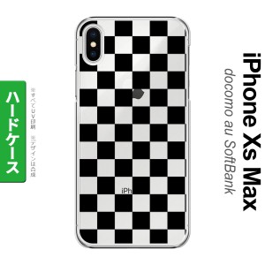 iPhoneXsMax iPhone XS Max スマホケース ハードケース スクエア 黒 メンズ レディース nk-ixm-031