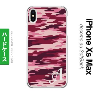 iPhoneXsMax iPhone XS Max スマホケース ハードケース タイガー 迷彩 B ピンク +アルファベット メンズ レディース nk-ixm-1163i