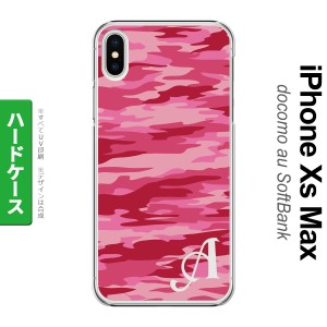 iPhoneXsMax iPhone XS Max スマホケース ハードケース タイガー 迷彩 C ピンク +アルファベット メンズ レディース nk-ixm-1164i