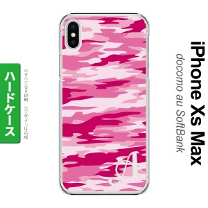 iPhoneXsMax iPhone XS Max スマホケース ハードケース タイガー 迷彩 D ピンク +アルファベット メンズ レディース nk-ixm-1165i