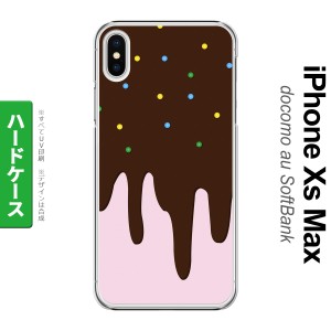 iPhoneXsMax iPhone XS Max スマホケース ハードケース アイス ピンク メンズ レディース nk-ixm-347