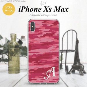 iPhoneXsMax iPhone XS Max スマホケース ソフトケース タイガー 迷彩 A ピンク +アルファベット メンズ レディース nk-ixm-tp1162i
