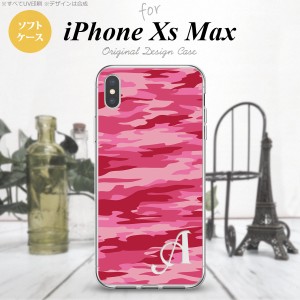 iPhoneXsMax iPhone XS Max スマホケース ソフトケース タイガー 迷彩 C ピンク +アルファベット メンズ レディース nk-ixm-tp1164i