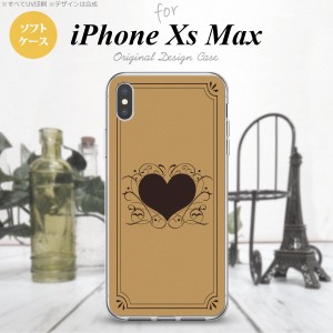 iPhoneXsMax iPhone XS Max スマホケース ソフトケース ハート 飾り ベージュ メンズ レディース nk-ixm-tp613