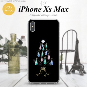 iPhoneXsMax iPhone XS Max スマホケース ソフトケース ツリーイヤリング 黒 メンズ レディース nk-ixm-tp631