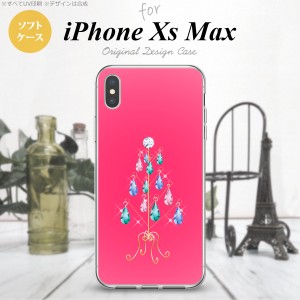 iPhoneXsMax iPhone XS Max スマホケース ソフトケース ツリーイヤリング ピンク メンズ レディース nk-ixm-tp632