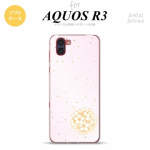 SH-01M AQUOS R3 スマホケース ソフトケース 和柄 サクラ ピンク メンズ レディース nk-r3-tp1271