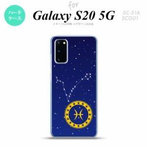 SC-51A SCG01 Galaxy S20 スマホケース ハードケース 星座 うお座 メンズ レディース nk-s20-853