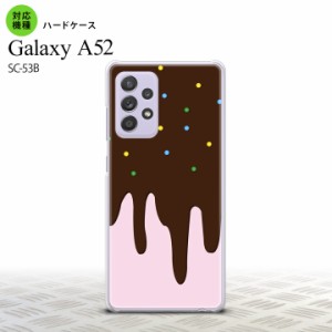 SC-53B Galaxy A52 スマホケース ハードケース アイス ピンク メンズ レディース nk-sc53b-347