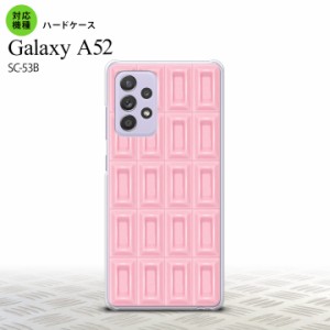 SC-53B Galaxy A52 スマホケース ハードケース チョコ ストロベリー ピンク メンズ レディース nk-sc53b-737