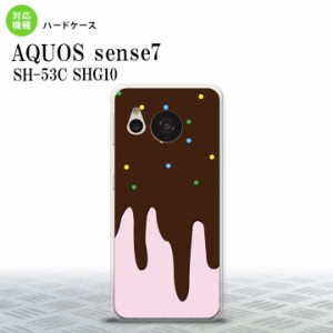 sense7 sense7 スマホケース 背面ケース ハードケース アイス ピンク 2022年 11月発売 nk-sens7-347