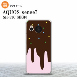 sense7 sense7 スマホケース 背面ケースソフトケース アイス ピンク 2022年 11月発売 nk-sens7-tp347