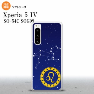 Xperia 5IV Xperia5IV スマホケース 背面ケースソフトケース 星座 しし座 2022年 10月発売 nk-xp54-tp845