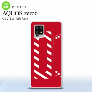 SHG04 SHG04 ZERO6 AQUOS zero6 スマホケース ハードケース カセットテープ 赤 メンズ レディース nk-zero6-188