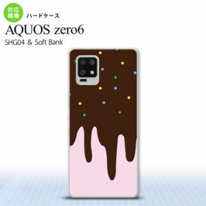 SHG04 SHG04 ZERO6 AQUOS zero6 スマホケース ハードケース アイス ピンク メンズ レディース nk-zero6-347