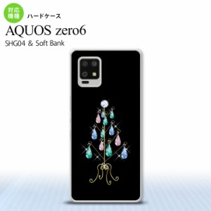 SHG04 SHG04 ZERO6 AQUOS zero6 スマホケース ハードケース ツリーイヤリング 黒 メンズ レディース nk-zero6-631