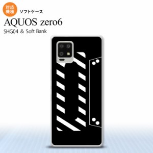 SHG04 SHG04 ZERO6 AQUOS zero6 スマホケース ソフトケース カセットテープ 黒 メンズ レディース nk-zero6-tp189