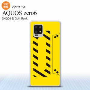 SHG04 SHG04 ZERO6 AQUOS zero6 スマホケース ソフトケース カセットテープ 黄 メンズ レディース nk-zero6-tp190