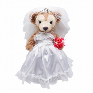 【1万円以上送料無料】ダッフィー＆シェリーメイコス 超豪華ウェディングドレス★wedding dress 結婚式通販 ぬいぐるみ 