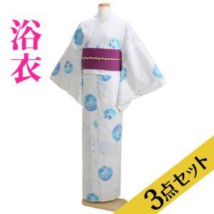 【新品】きものやまと　白地浴衣+作り帯+下駄セット　変わり織　浴衣屋さん.com 新品】きものやまと 白地浴衣+作り帯+下駄セット 変わり織 浴衣