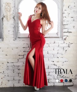 IRMA ドレス イルマ キャバドレス ナイトドレス ロングドレス 全４色 7号 S 25795 クラブ スナック キャバクラ パーティードレス
