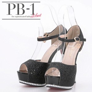 PB-1SELECT シューズ系（靴） PB-1 セレクト キャバドレス ナイトドレス ブラック 黒 22.5 23.0 23.5 24.0 3256 クラブ スナック キャバ