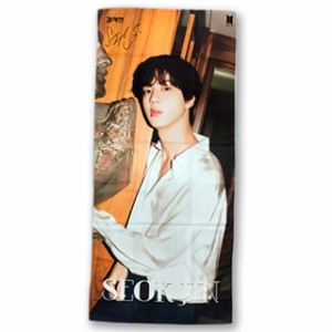 【送料無料・速達】JIN ジン (防弾少年団 / BTS) フォト スローガン タオル B ver. (PHOTO SLOGAN TOWEL) グッズ