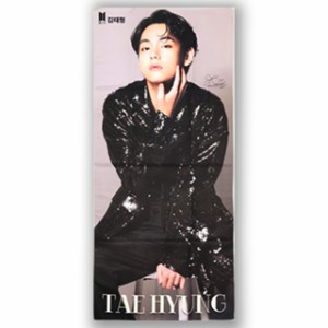 【送料無料・速達】 防弾少年団 V (BTS) フォト スローガン タオル B (PHOTO SLOGAN TOWEL) グッズ