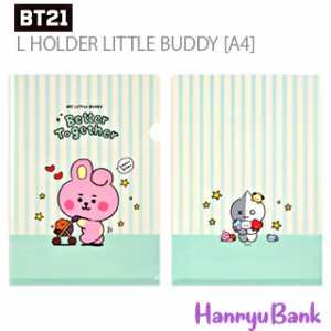 【送料無料・速達】 BTS (防弾少年団) 公式 グッズ [BT21] Lホルダークリアファイル (COOKY / JUNGKOOK)